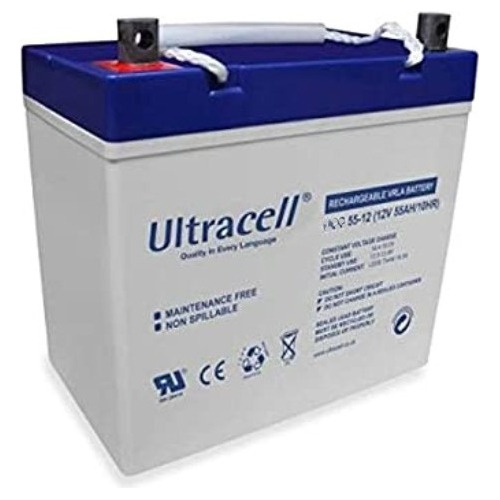 * * Batería Recargable Gel 12v 55ah Deepcycle Ultracell * * 