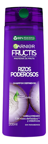 Shampoo X200 Definicion Rizos Poderosos Fructis Garnier