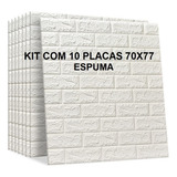 Kit 10 Painel Adesivo 3d Alto Relevo Espuma Revestimento