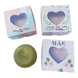 30 Caixas P 1 Sabonete Embalagem Coração Feliz Dia Das Mães