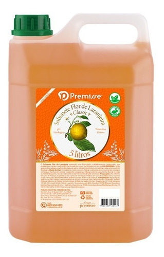 Sabonete Liquido Hidratante Fragrancia Flor De Laranjeira 5l