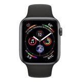 Apple Watch (gps) Series 4 44mm Caixa 44mm De  Alumínio  Space Gray Pulseira  Black A1978