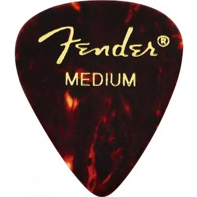 Puas Fender Shell Classic Celluloid Picks 351 Shape 12 Pack Marrón Mediano | MercadoLibre