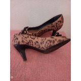 Sapato Ramarim Total Conforto Animal Print. N 37