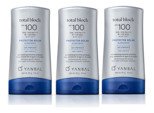 Totalblock Spf100 Pack X3 Envio Gratis - g a $506