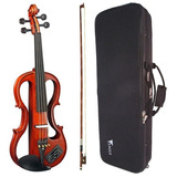 Violino Elétrico Ev744 4/4 Acetinado Eagle C/ Case Envio 24h