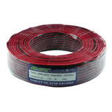 Rollo De Cable Parlante 2x0.75 Mm 100mts Paralelo Negro-rojo