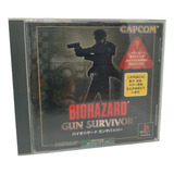 Biohazard Gun Survivor Jogo Do Ps1 Japonês Resident Evil