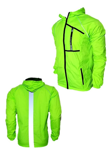 Chaqueta Rompevientos Ciclismo Running Mtb 90% Impermeable