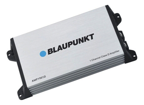 Amplificador Blaupunkt Amp1901d 2000w Clase D 1 Canal 1 Ohm Color Gris