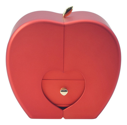 Caja De Joyería Love Apple Para Anillos, Caja De Regalo