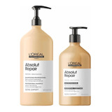 Absolut Repair Shampoo De 1500 Ml + Acondicionador 750 Ml