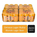 Cerveza Poker 24 Lata