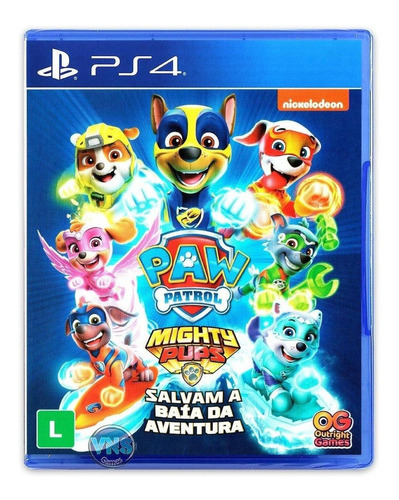 Paw Patrol: Mighty Pups Save Adventure Bay  Standard Edition Outright Games Ps4 Físico