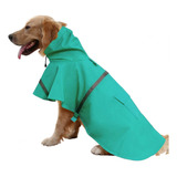 Piloto Impermeable Con Capucha Para Perro Talle L