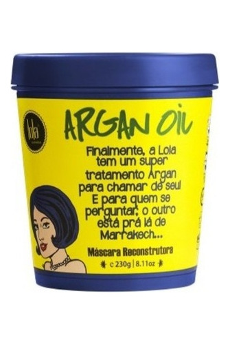 Mascara Reconstructura Argan Oil Lola Cosmetics X 230ml