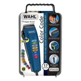 Wahl Cortador De Cabello De 17 Pzs. Color Pro 10 Peines Color Azul