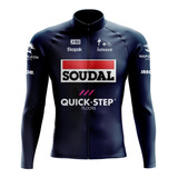 Jersey Ciclismo Ruta Mtb Quick Step 2023 Manga Larga