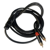 Cable Para Audio 1 Xlr Hembra A 2 Rca Macho 100%cobre Ofc 1m