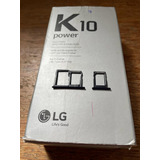 Bandeja Slot Chip Gaveta LG K10 Power M320 Tv - Retirada 