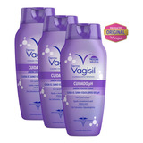 Kit X 3 Jabones Líquido Dermo Vagisil Cuidado Ph 354ml Grand