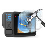 Lamina Protectora De Pantalla Trasera Frontal Gopro Hero 12