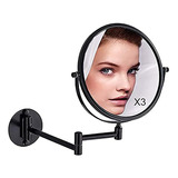 Espejo De Baño Con Espejo De Maquillaje Móvil Y Aumento De3x