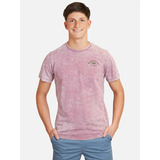 Polera Oval Acid Sst Juvenil Hombre Burdeo Maui And Sons