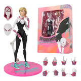 Figura Articulada Spidergirl Spider Gwen Spiderverse 15cm