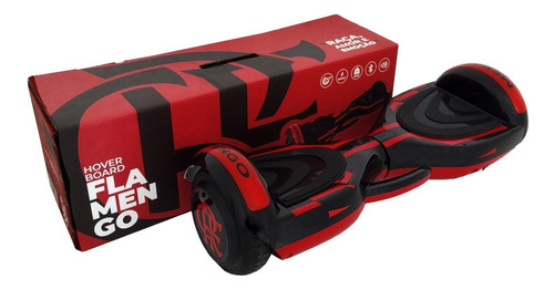 Hoverboard Flamengo 6.5 Oficial Bluetooth Alça Original Time