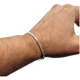 Pulsera Hombre Camino Al Inca Plata Italiana 925