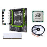 Kit Gamer Placa Mãe X99 Intel Xeon 2670v3 C/ 16gb Ram Fonte