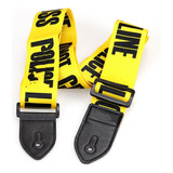 Correa Strap Para Guitarra Bajo Banda Para Cuello Color Amarillo