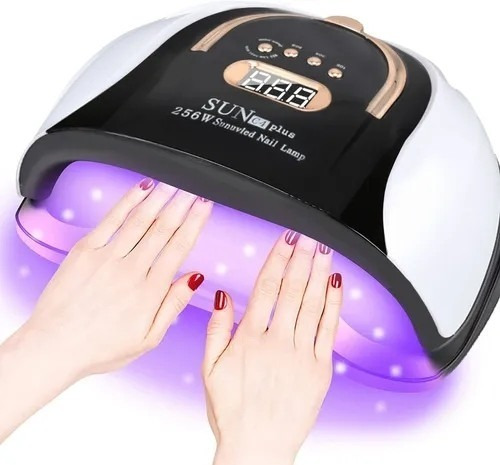 Lámpara De Uñas Led Uv 256w/57 Led 2 En 1 Secadora De Uñas