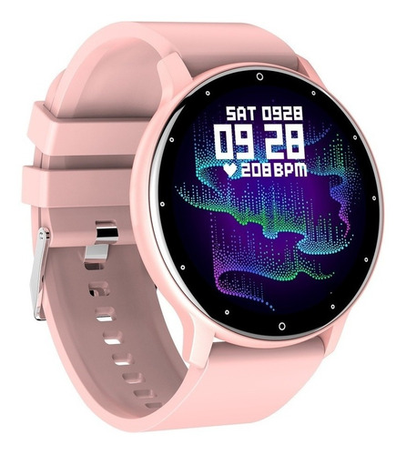 Monitor De Actividad Física Smartwatch Zl02 Tela Redonda Lev