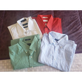 4 Camisas Tommy Hillfiger, Chaps Claiborn Van Hausen L