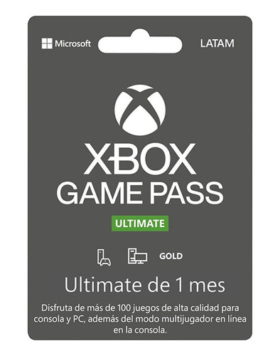 Game Pass Ultimate 1 Mes (código)