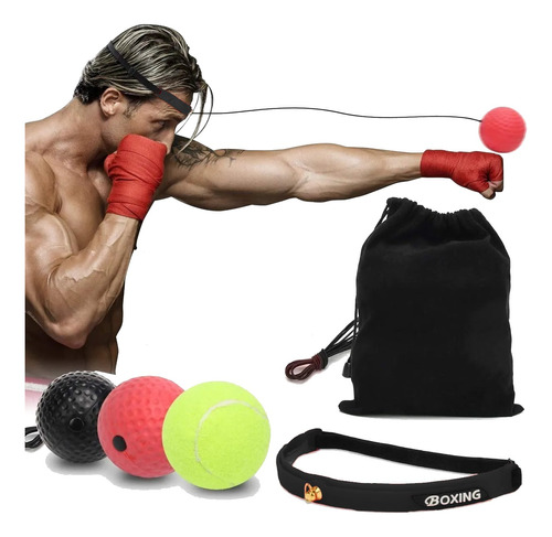 Pelota Boxeo Entrenamiento Reflejos Veloc Boxing Reflex Adx