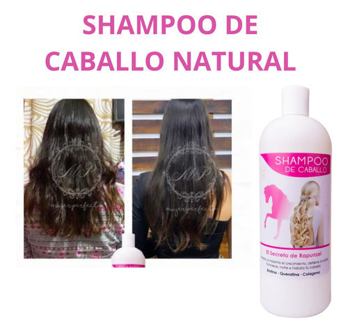 Shampoo De Caballo Detiene La Caída Acelera El Crecimiento