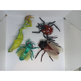 Set Lote Insectos Bichos Mosca 15a20cm Figuras Juguete