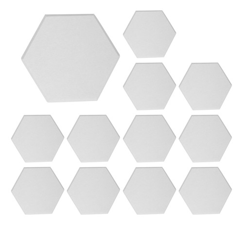 Paquete De 12 Paneles Acústicos Hexagonales De Espuma Insono