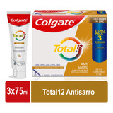 Crema Dental Colgate Total Antisarro X 3und