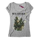 Remera Mujer Metal Gear Solid 3 Snake Eater Ca108 Dtg