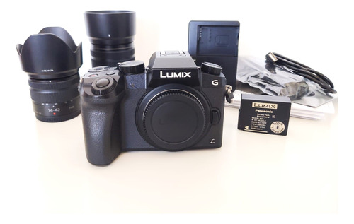 Camara Panasonic Lumix G7 Kit Lente 14-42mm 45-150mm Mft 4k