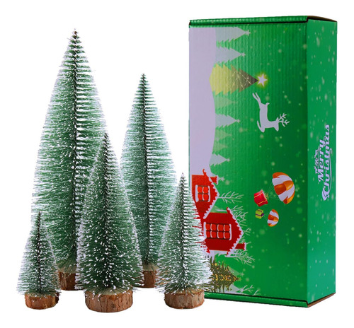 Cepillo Para Botellas Árboles De Navidad, 5 Tamaños, Mini Ár