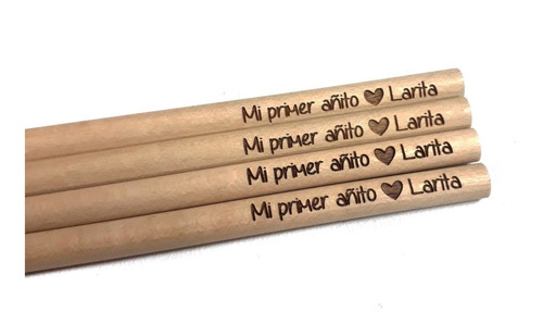 10 Lapices Personalizados Con Nombre, Logo, Frase, Souvenir