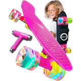 Deleven 22 Skateboard Para Niños Con Ruedas Led Brillantes -