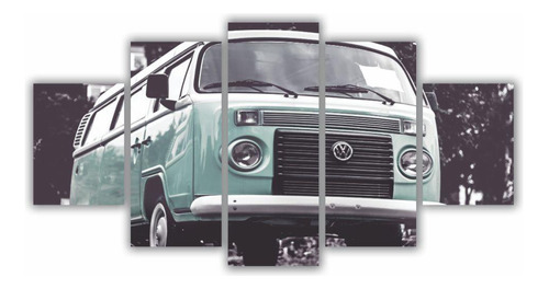 Quadros Decorativos Mdf Kombi Verde