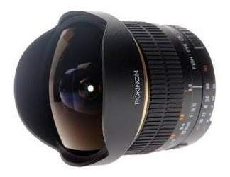 Rokinon Fe8m-n 8mm F3.5 Fisheye Lente Fija Para Nikon (negro