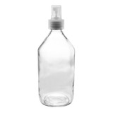 Botella Vidrio Transparente Farma 250 Cc X12 Uds Con Spray
